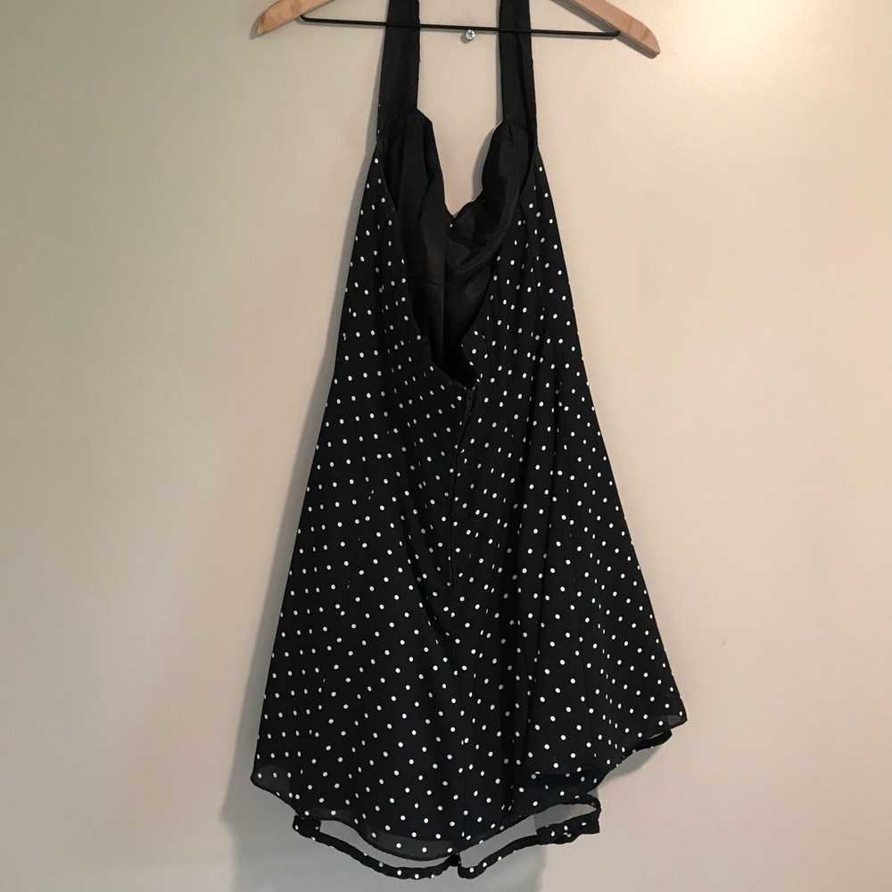 EUC VTG Marnie West Retro Halter Polka Dot Dress - Picture 7 of 14